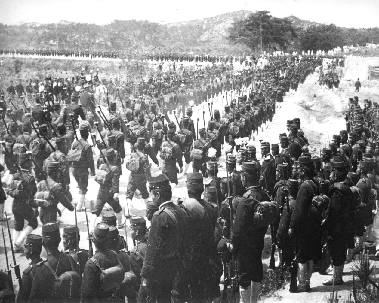 जापानी सैनिकों, कोरिया, c1900 द्वारा अज्ञात