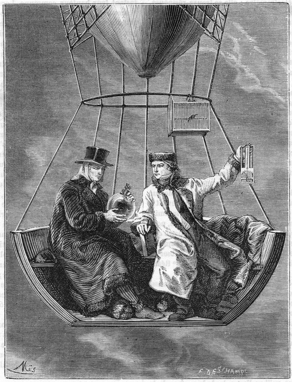 जीन बैप्टिस्ट बायोट और जोसेफ लुई गे-लुसाक, फ्रांसीसी वैज्ञानिक, 1804 1870 द्वारा अज्ञात