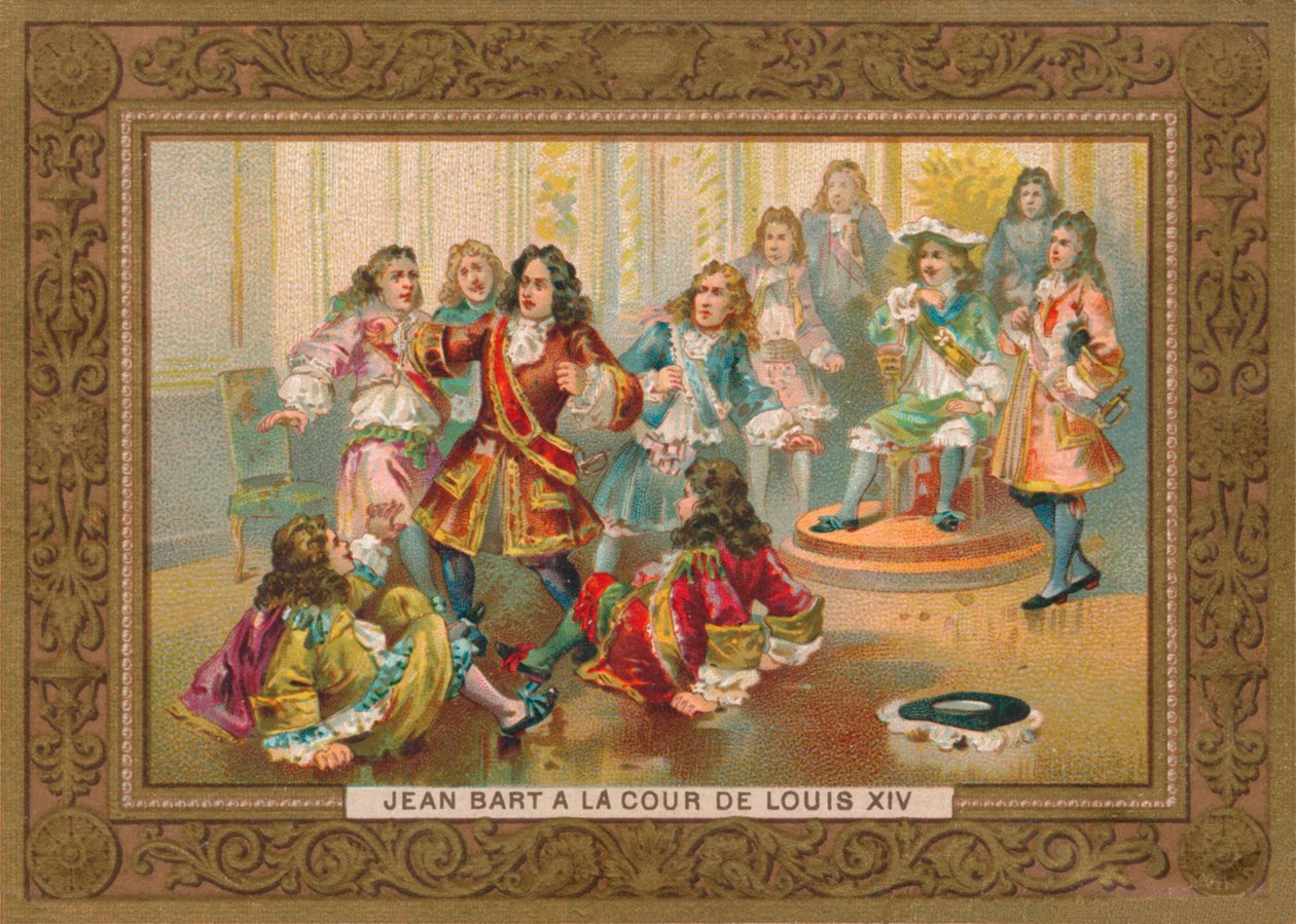 लुई XIV 1638-1715 के कोर्ट में जीन बार्ट 1650-1702, c.1910s द्वारा अज्ञात