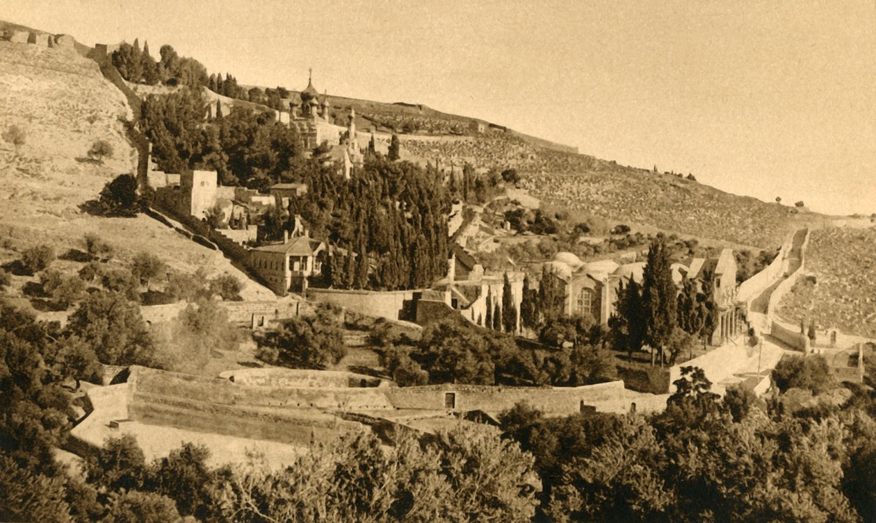 जेरूसलम - गेथसेमेन, c1918-c1939। द्वारा अज्ञात