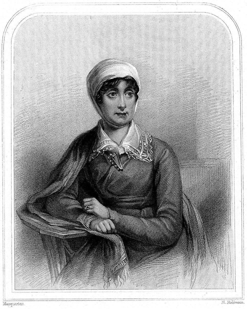 जोआना बैली 1762-1851, स्कॉटिश कवि और नाटककार, 1870 द्वारा अज्ञात