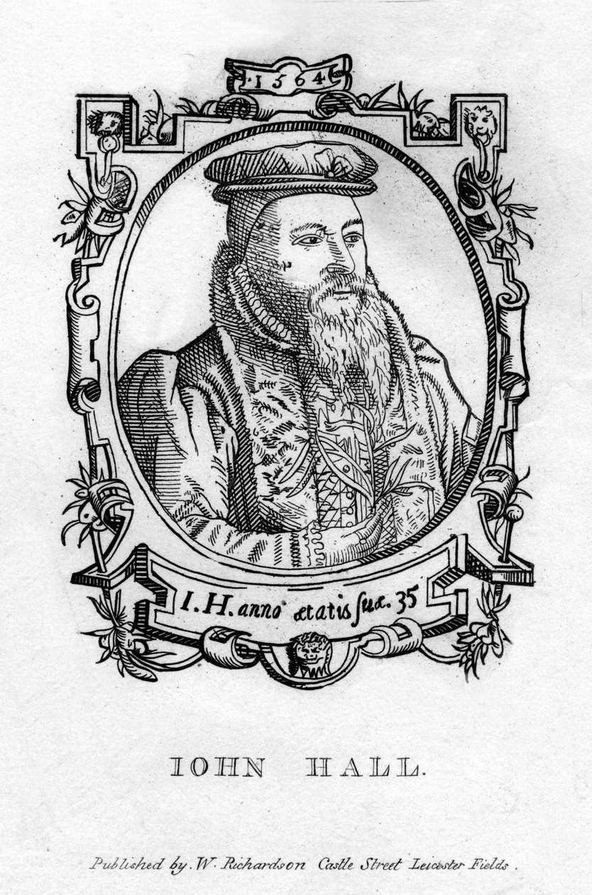 जॉन हॉल c1575-1635, अंग्रेजी चिकित्सक द्वारा अज्ञात