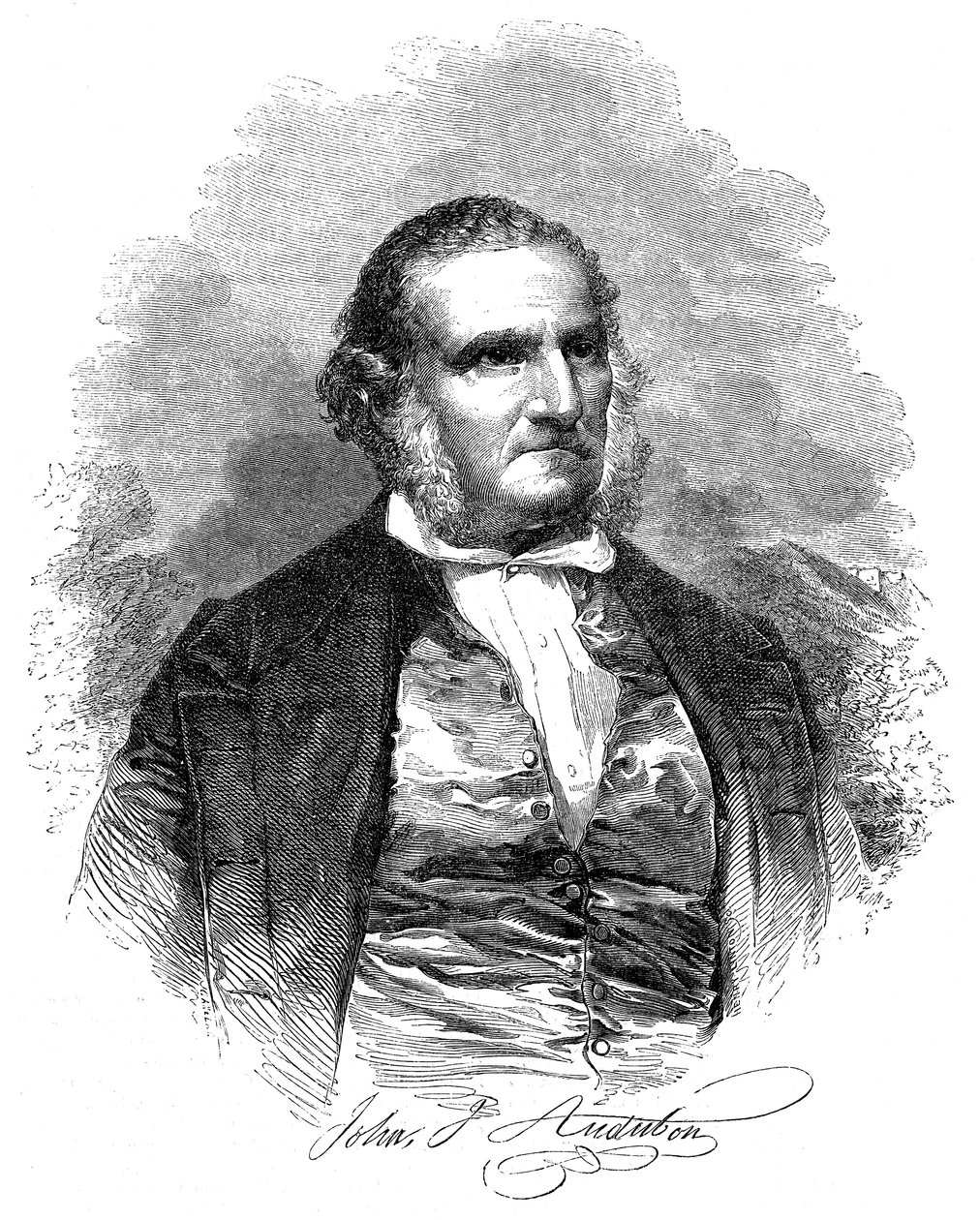 जॉन जेम्स ऑडोबोन 1780-1851, अमेरिकी पक्षी विज्ञानी और कलाकार, 1852 द्वारा अज्ञात