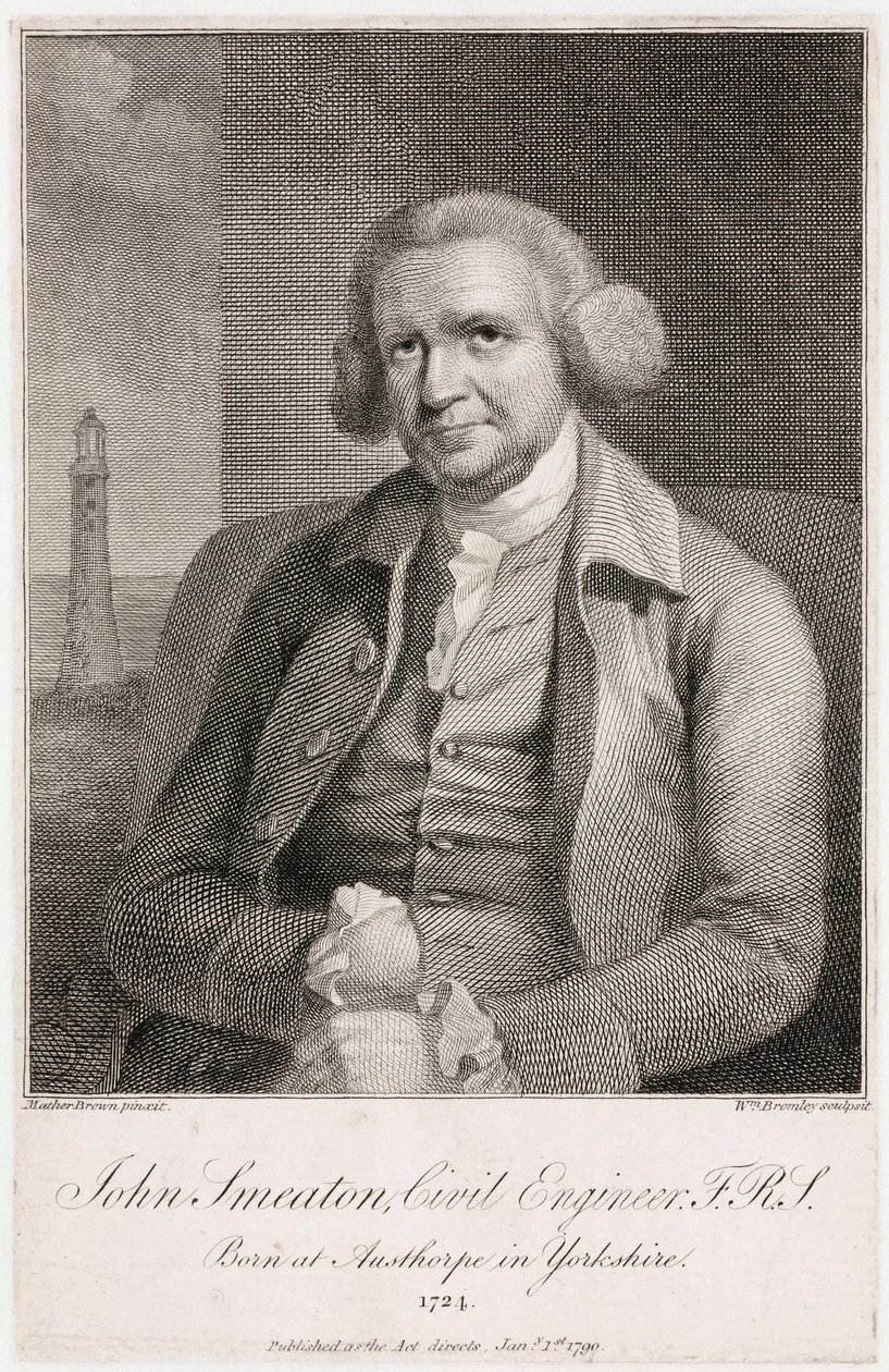 जॉन स्मीटन, अंग्रेजी मैकेनिकल और सिविल इंजीनियर, c 1780s द्वारा अज्ञात