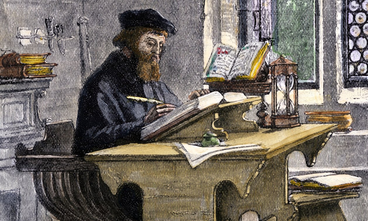जॉन Wycliffe काम पर, 19 वीं सदी द्वारा अज्ञात