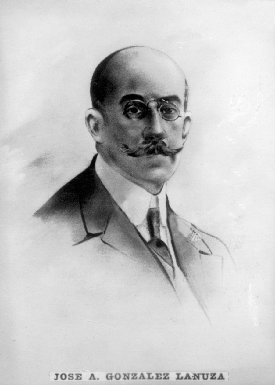 जोस ए। गोंजालेज लानु, 1865-1910, 1920 द्वारा अज्ञात