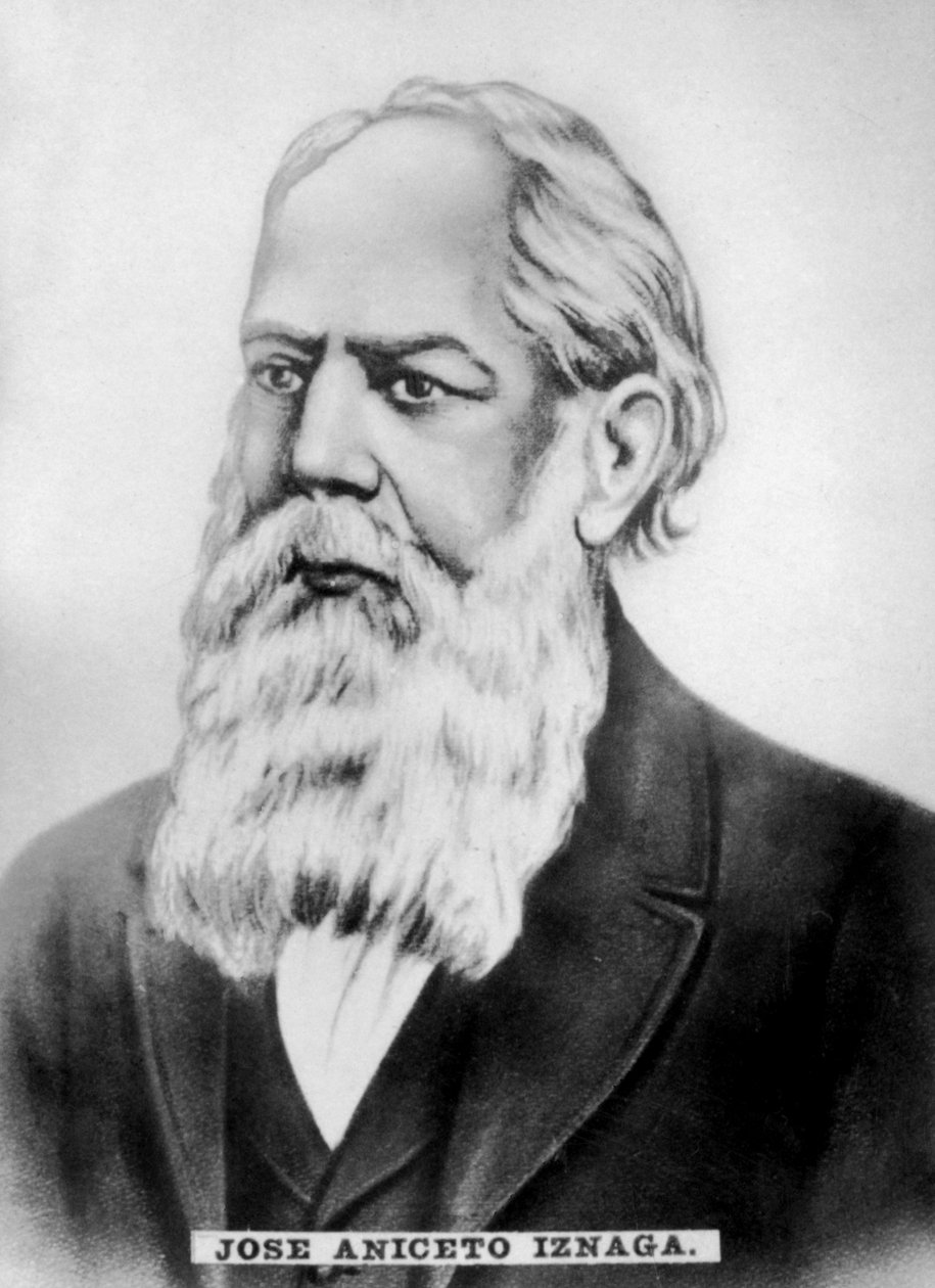 जोस एनीसेटो इज़नागा 1791-1860, क्यूबा के स्वतंत्रता संग्राम के दौरान देशभक्त, c1910 द्वारा अज्ञात