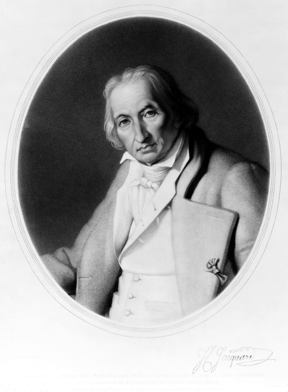 जेकक्वार्ड लूम के फ्रांसीसी आविष्कारक जोसेफ मैरी जैक्वार्ड, सी 1840 द्वारा अज्ञात