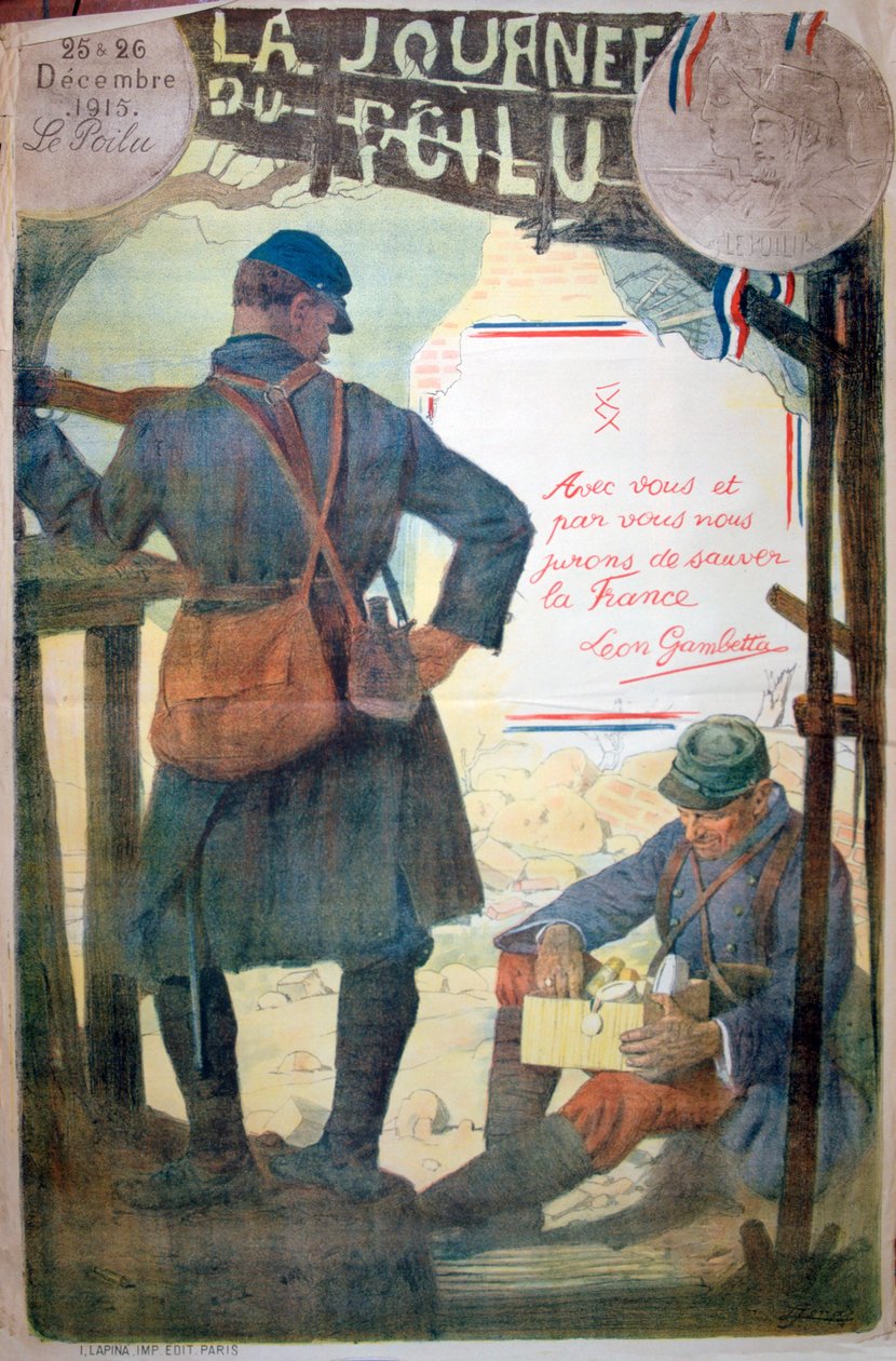 हेमी डे 25 और 26 दिसंबर 1915, फ्रेंच विश्व युद्ध I पोस्टर, 1915 द्वारा अज्ञात