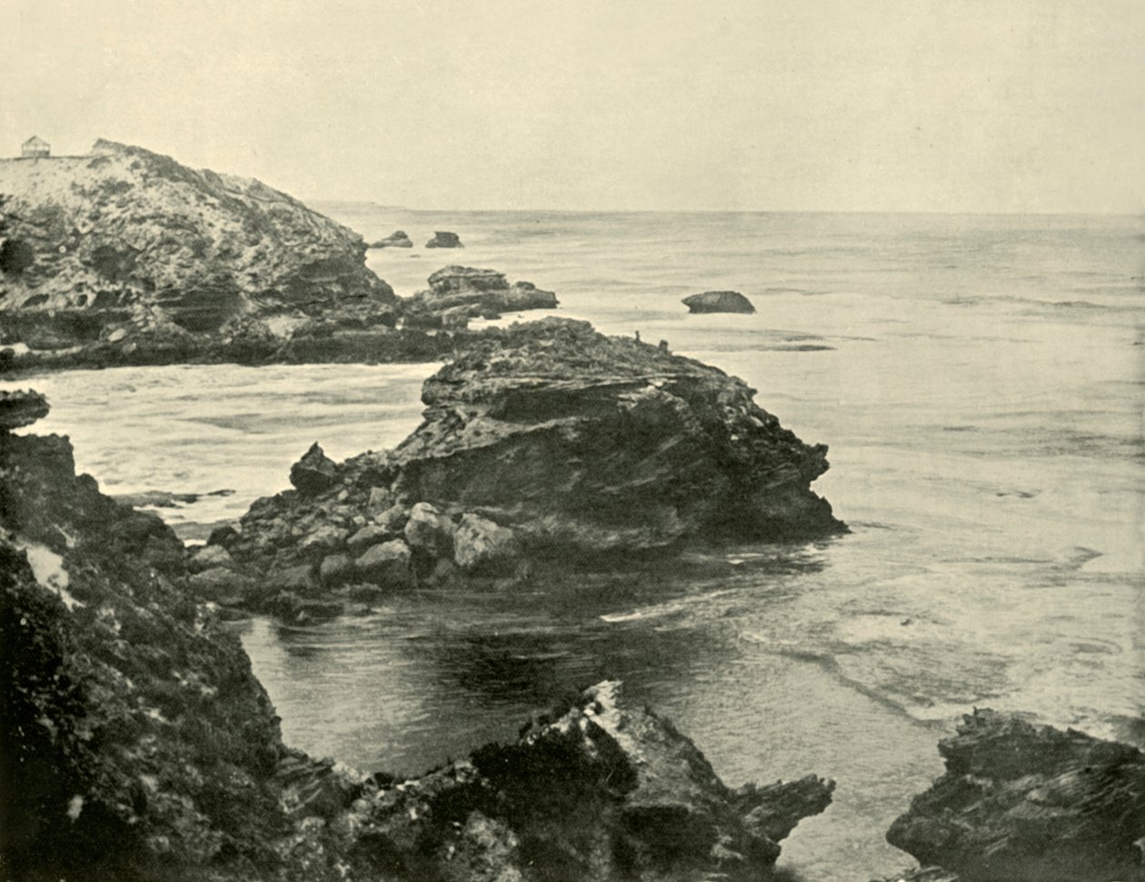 जुबली पॉइंट, बैक बीच, सोरेंटो, 1901। द्वारा अज्ञात