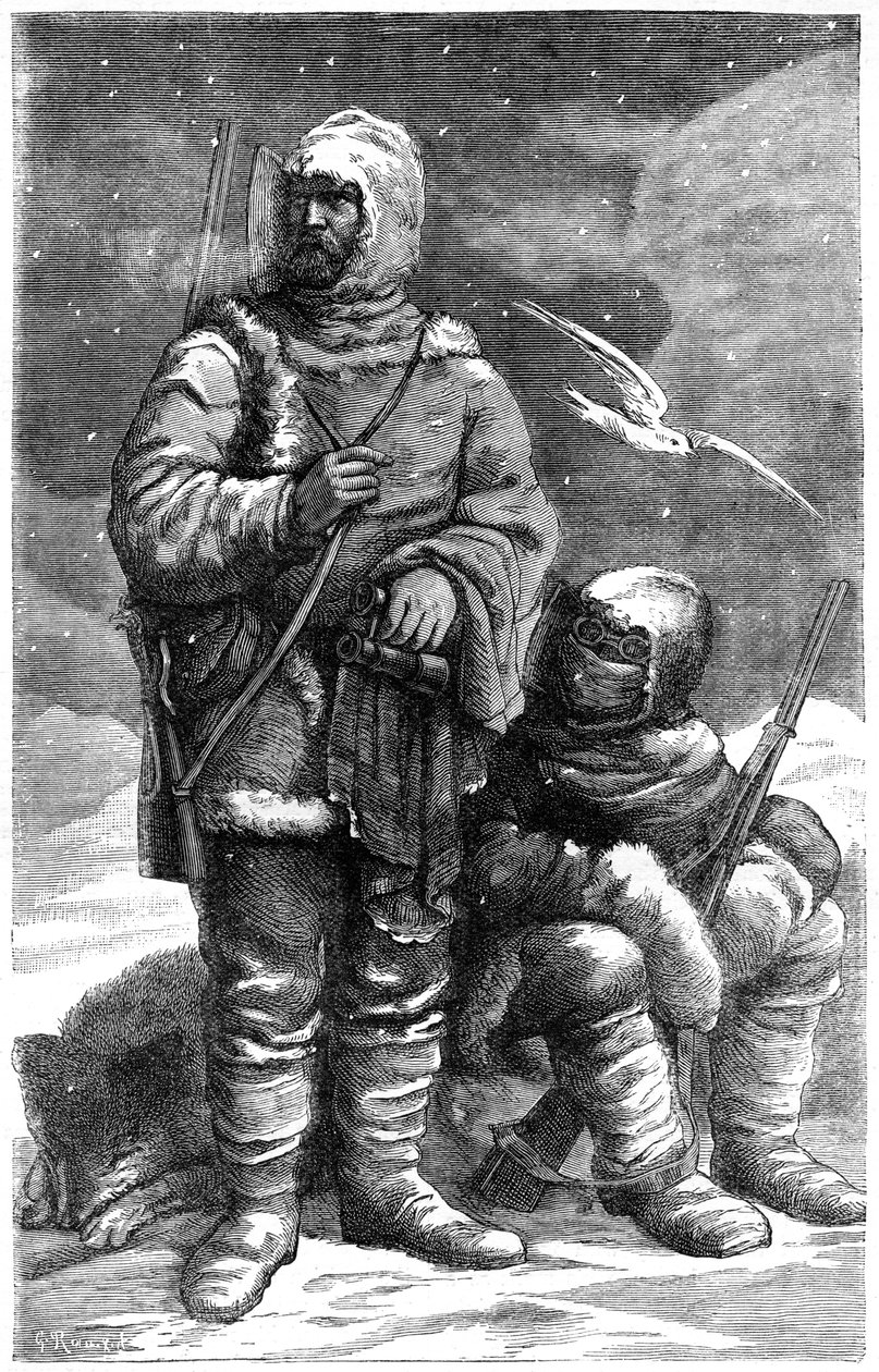 जूलियस पेअर 1841-1915, ऑस्ट्रो-हंगेरियन आर्कटिक एक्सप्लोरर और लैंडस्केप कलाकार, 19 वीं शताब्दी द्वारा अज्ञात