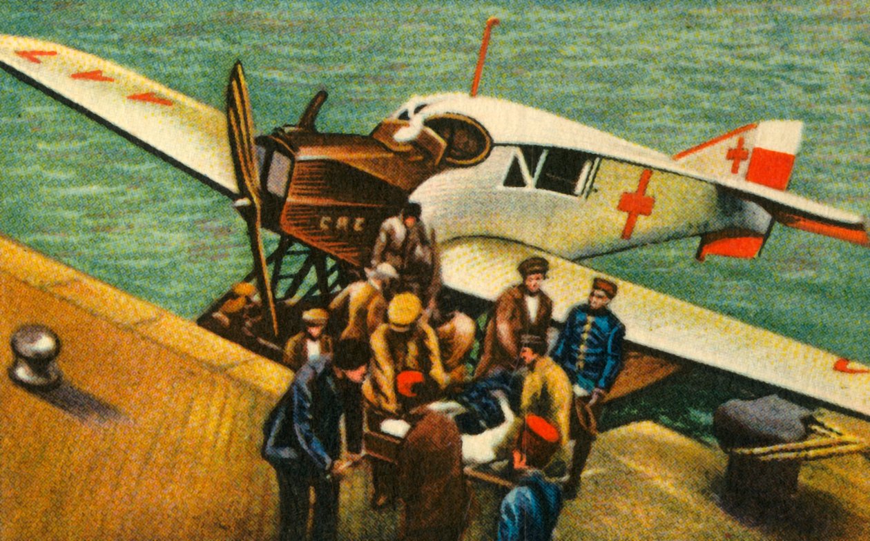 जंकर्स एफ 13 डब्ल्यू मेडिकल प्लेन, c1919, 1932। द्वारा अज्ञात