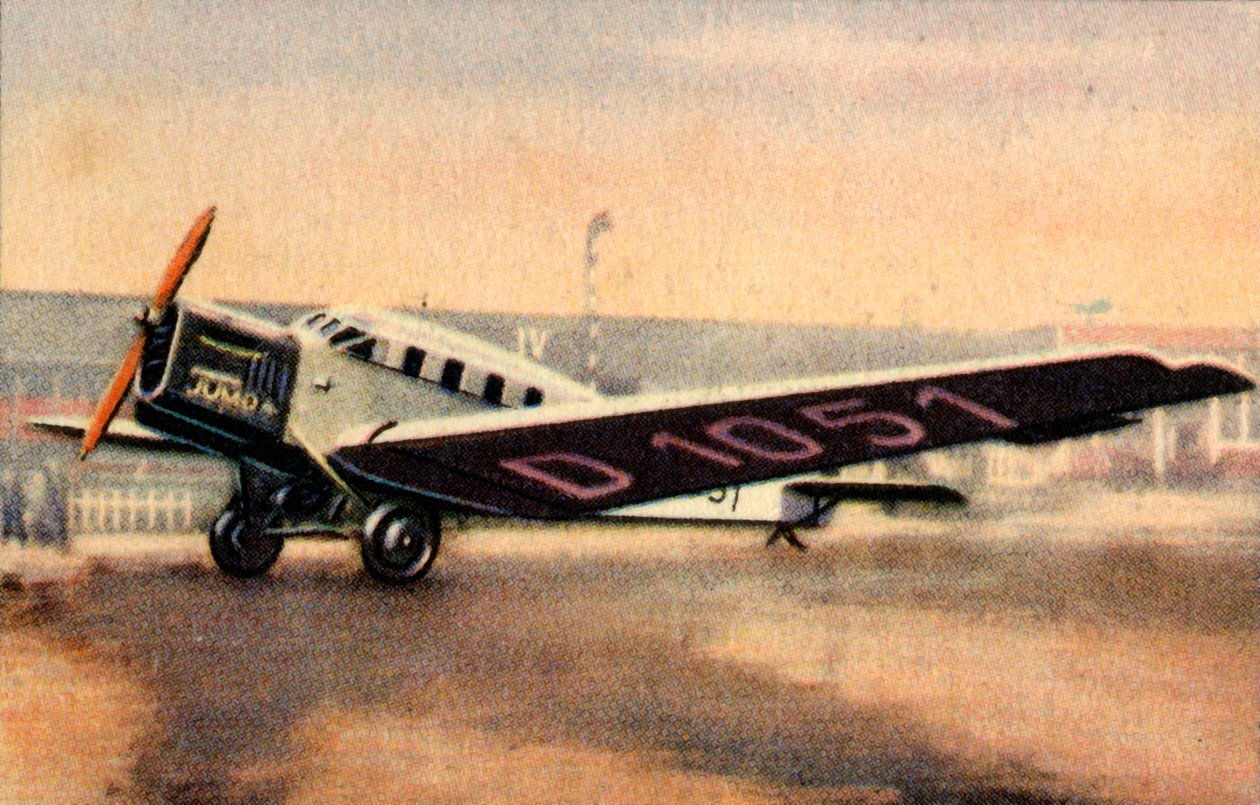 जूनर्स जी 24 डीजल यात्री विमान, 1920, 1932। द्वारा अज्ञात