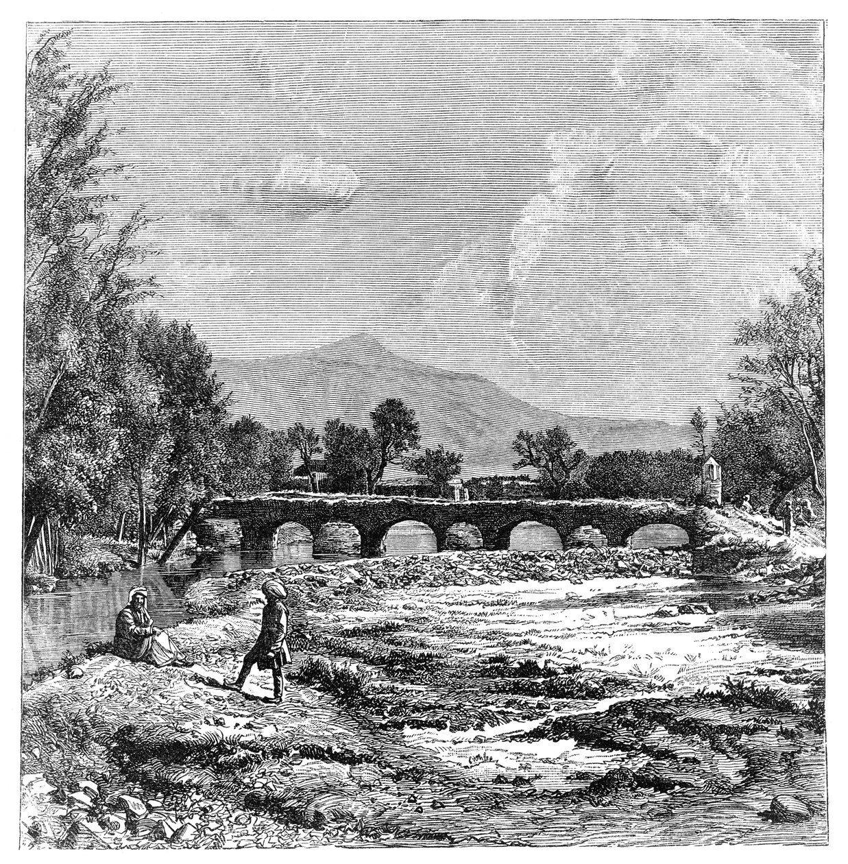 काबुल नदी, अफगानिस्तान, 1895 द्वारा अज्ञात
