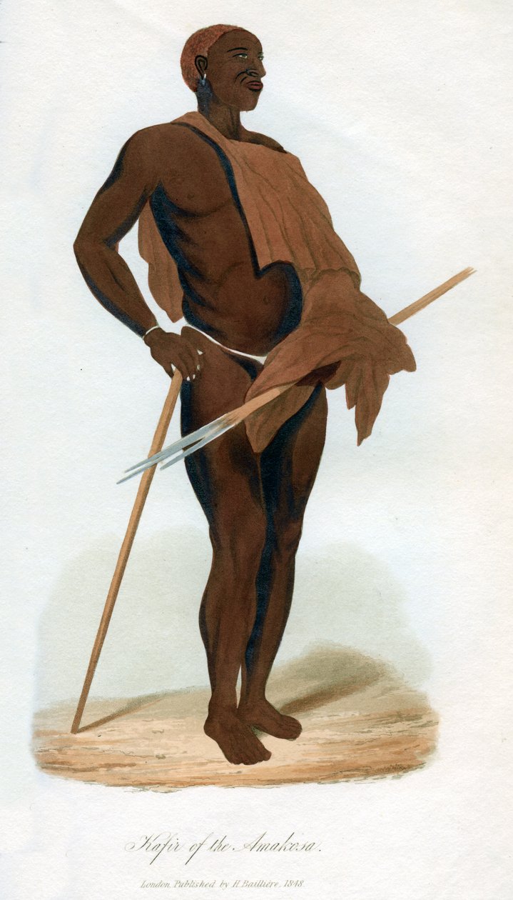 अमाकोसा का काफ़िर, 1848 द्वारा अज्ञात