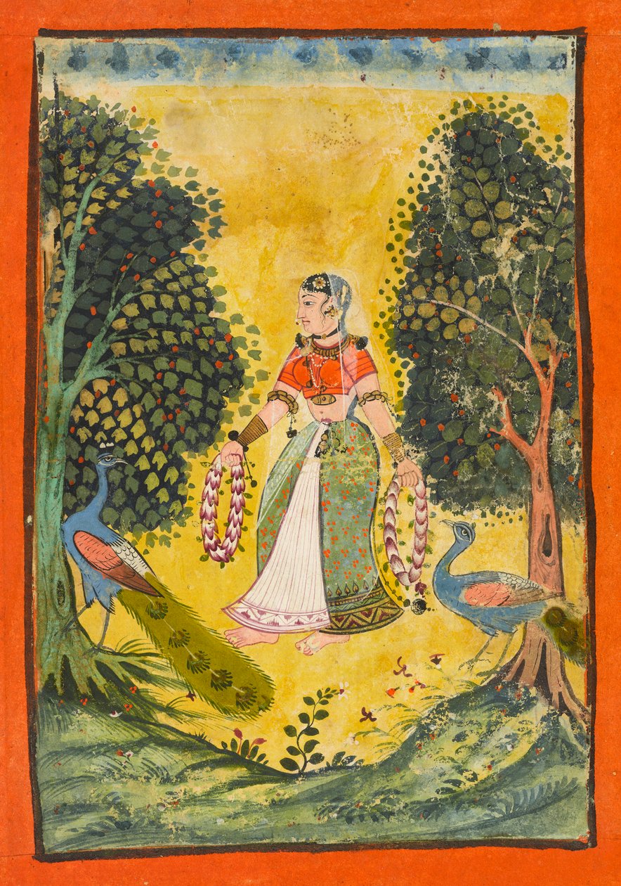 काकुभा रागिनी, रागमाला से फोलियो, लगभग। 1630. द्वारा अज्ञात