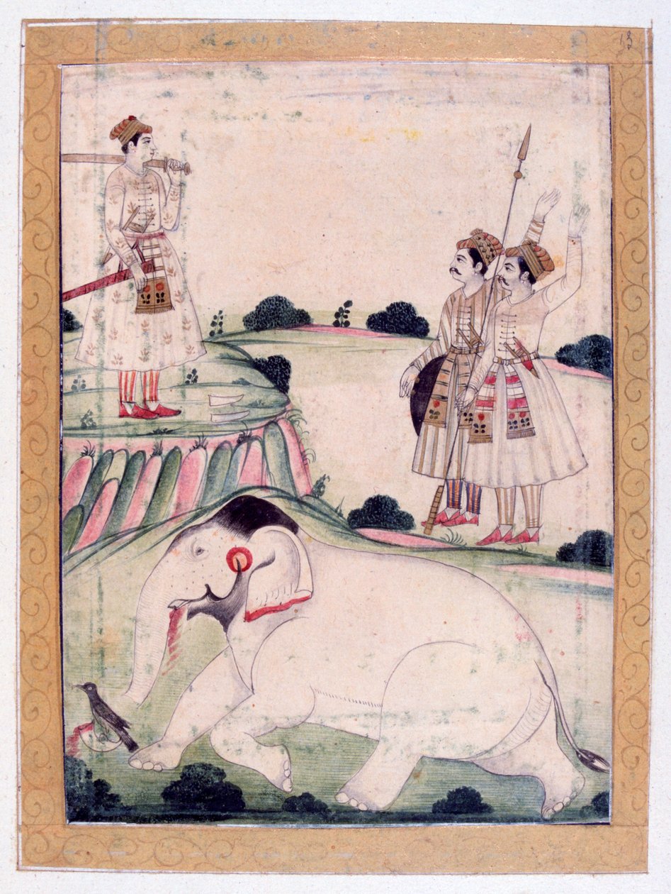 Kanada Ragini, Ragamala Album, School of Rajasthan, 19th century द्वारा अज्ञात