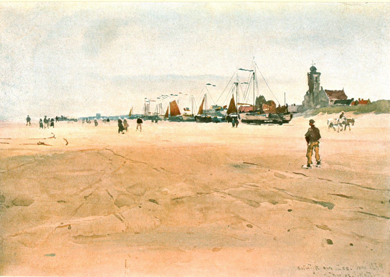 1889 में Cattwijk आन ज़ी, c1900। द्वारा अज्ञात