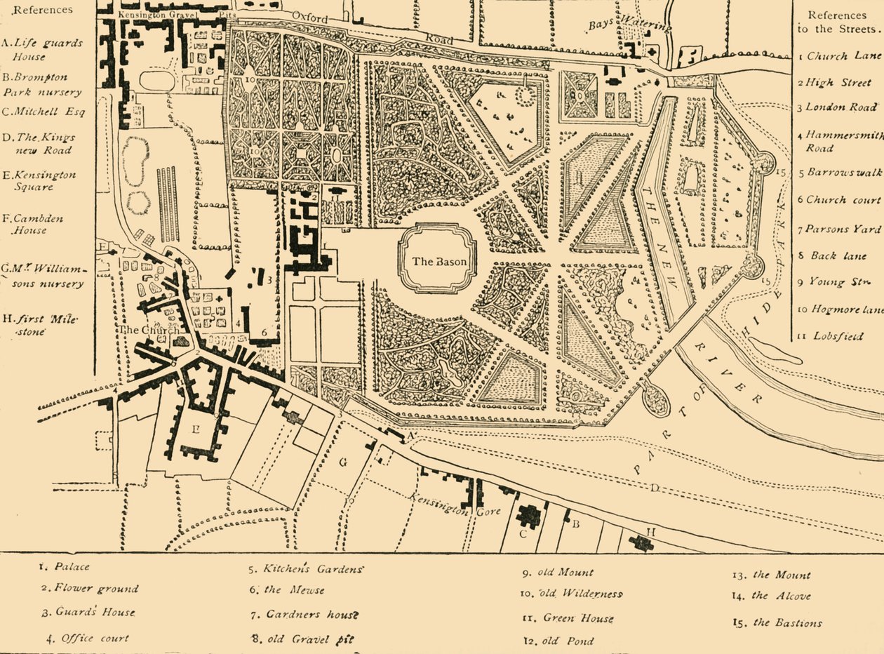 1764 में केंसिंग्टन, c1876। द्वारा अज्ञात