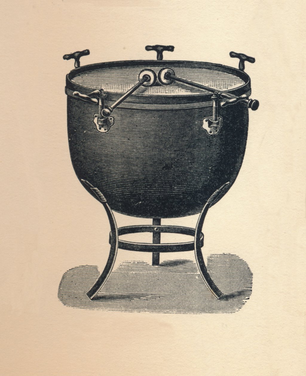 केटलड्रम टाइम्पपानी, 1895। द्वारा अज्ञात