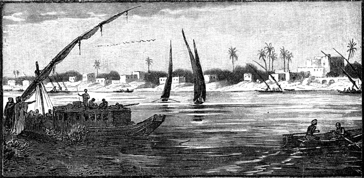 खार्तूम, सूडान की राजधानी, 1900 द्वारा अज्ञात