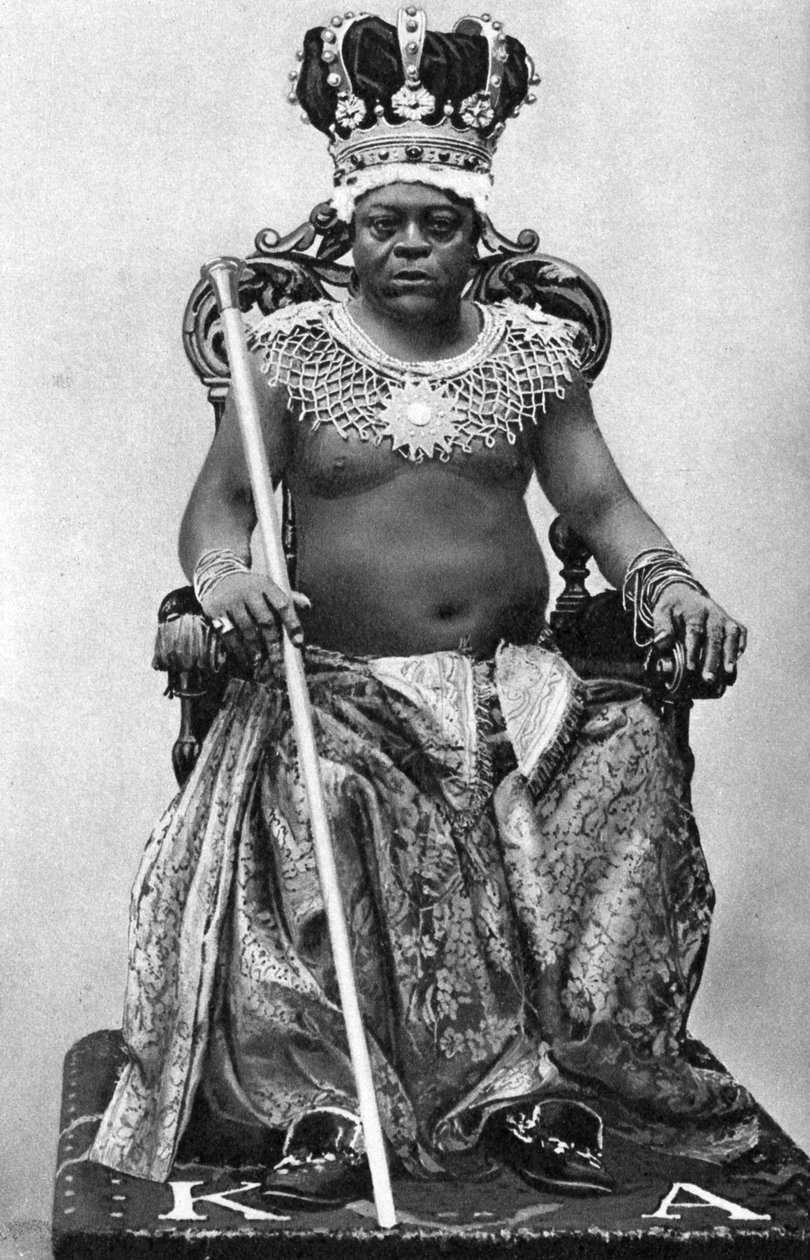 गाम्बिया, अफ्रीका का राजा आर्चीबॉन्ग II, 1922 द्वारा अज्ञात