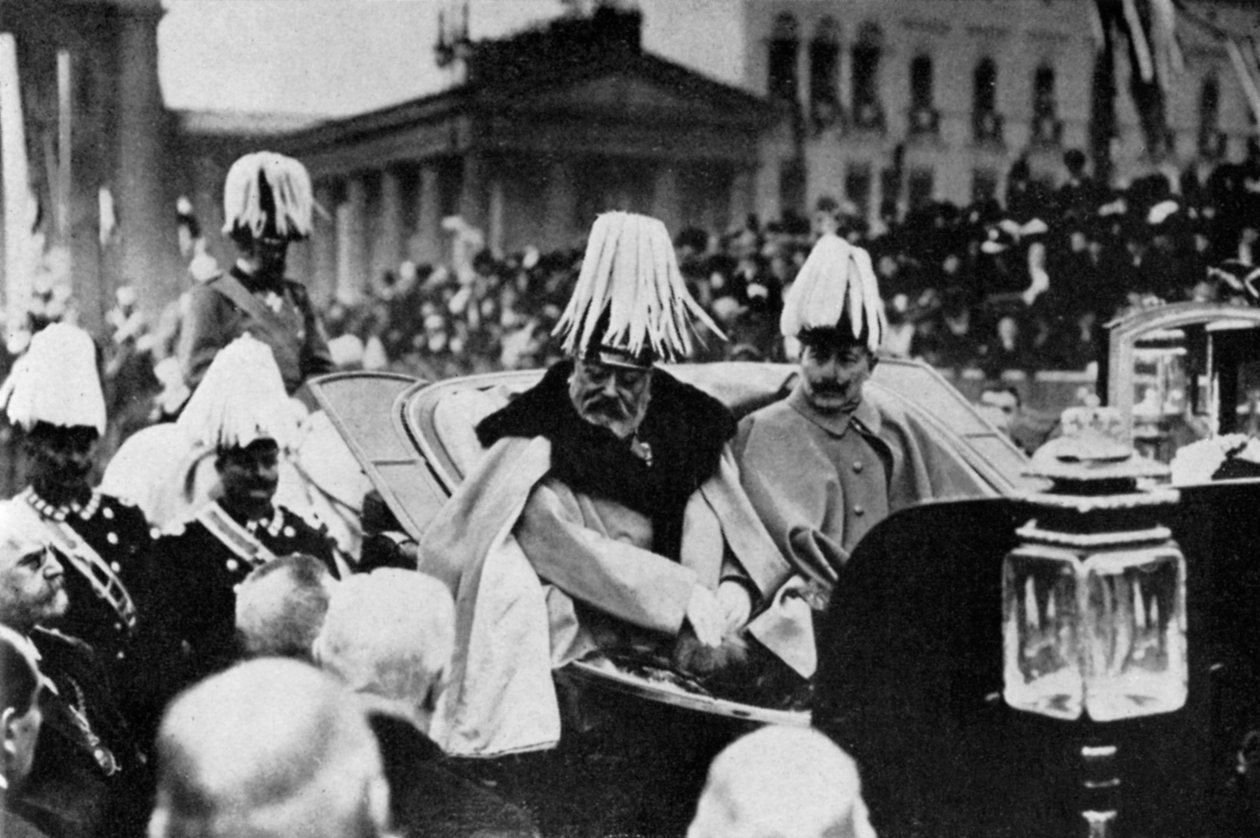 बर्लिन में राजा एडवर्ड सप्तम और कैसर विल्हेम II, फरवरी 1909 1964 द्वारा अज्ञात