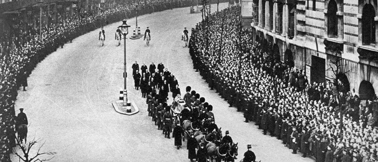 किंग जॉर्ज बनाम अंतिम संस्कार जुलूस, लंदन, जनवरी 1936 द्वारा अज्ञात