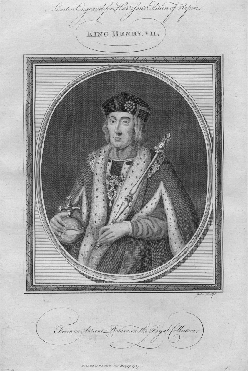 किंग हेनरी VII, 1787। द्वारा अज्ञात