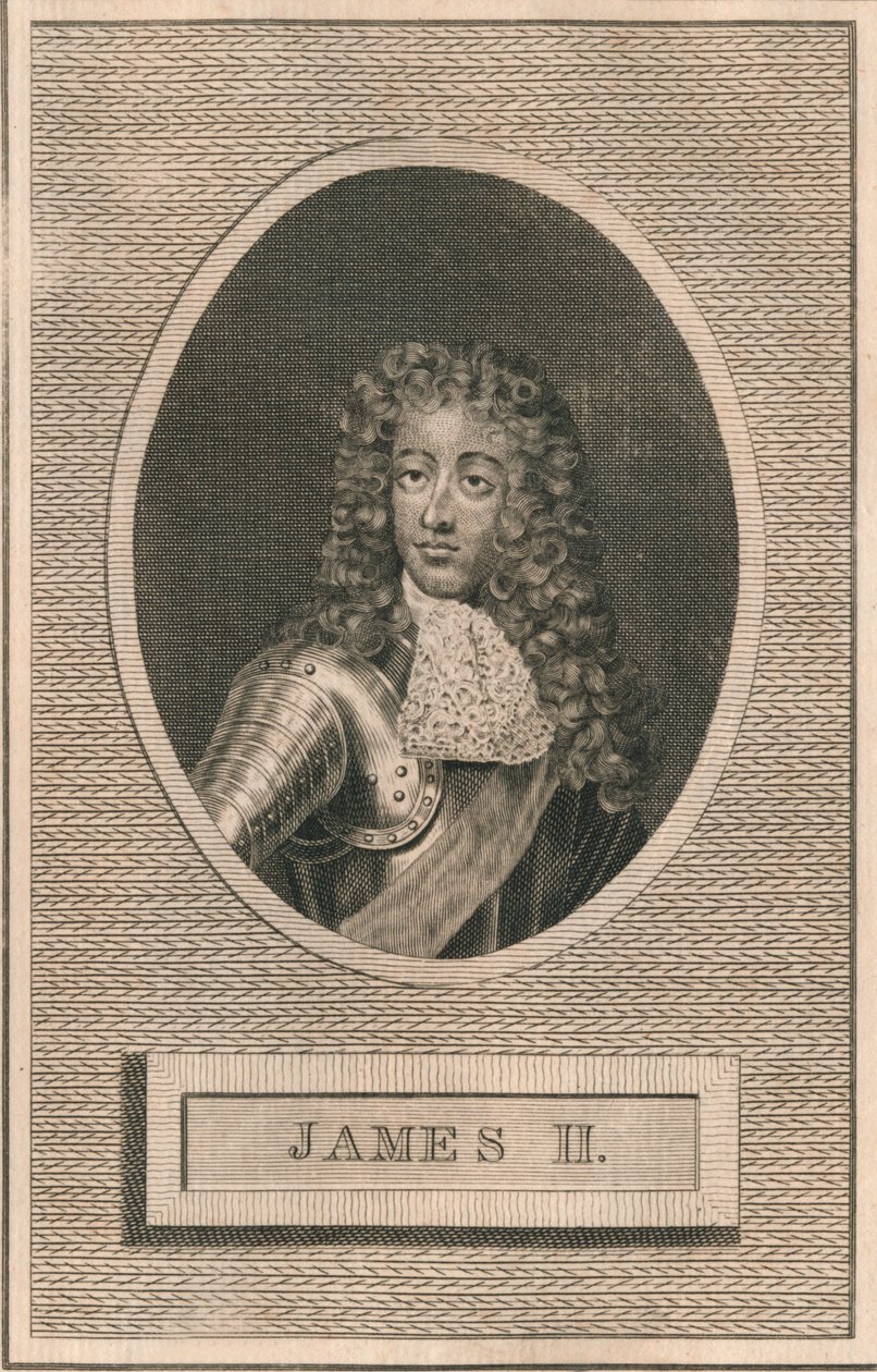 राजा जेम्स द्वितीय, 1793 द्वारा अज्ञात