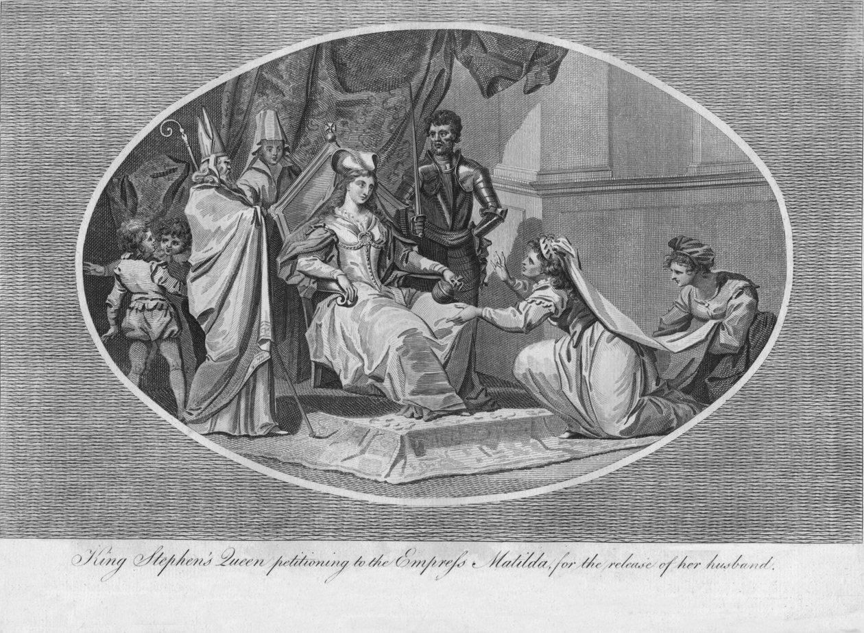 राजा स्टीफेंस ने अपने पति की रिहाई के लिए महारानी मटिल्डा को 1141 1793 में याचिका दायर की द्वारा अज्ञात