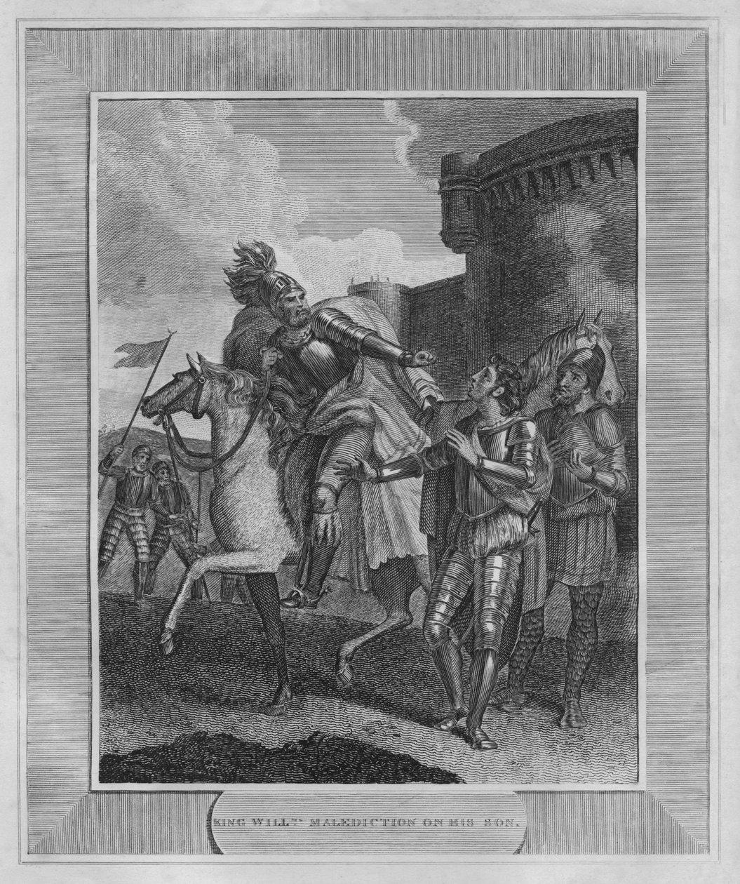 अपने बेटे पर किंग विलियम्स मैलेडिकेशन, 1838 द्वारा अज्ञात