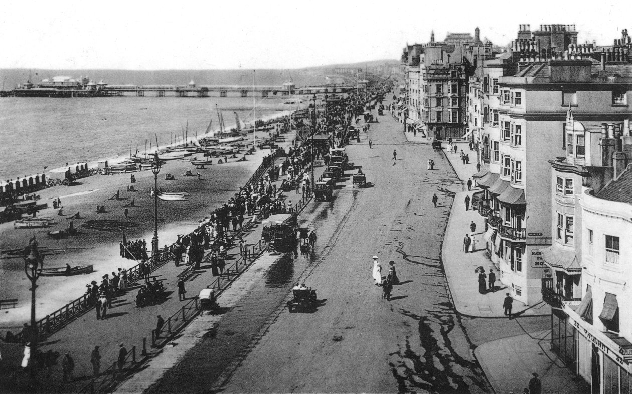 किंग्स रोड, ब्राइटन, ईस्ट ससेक्स, c1900s-c1920s द्वारा अज्ञात