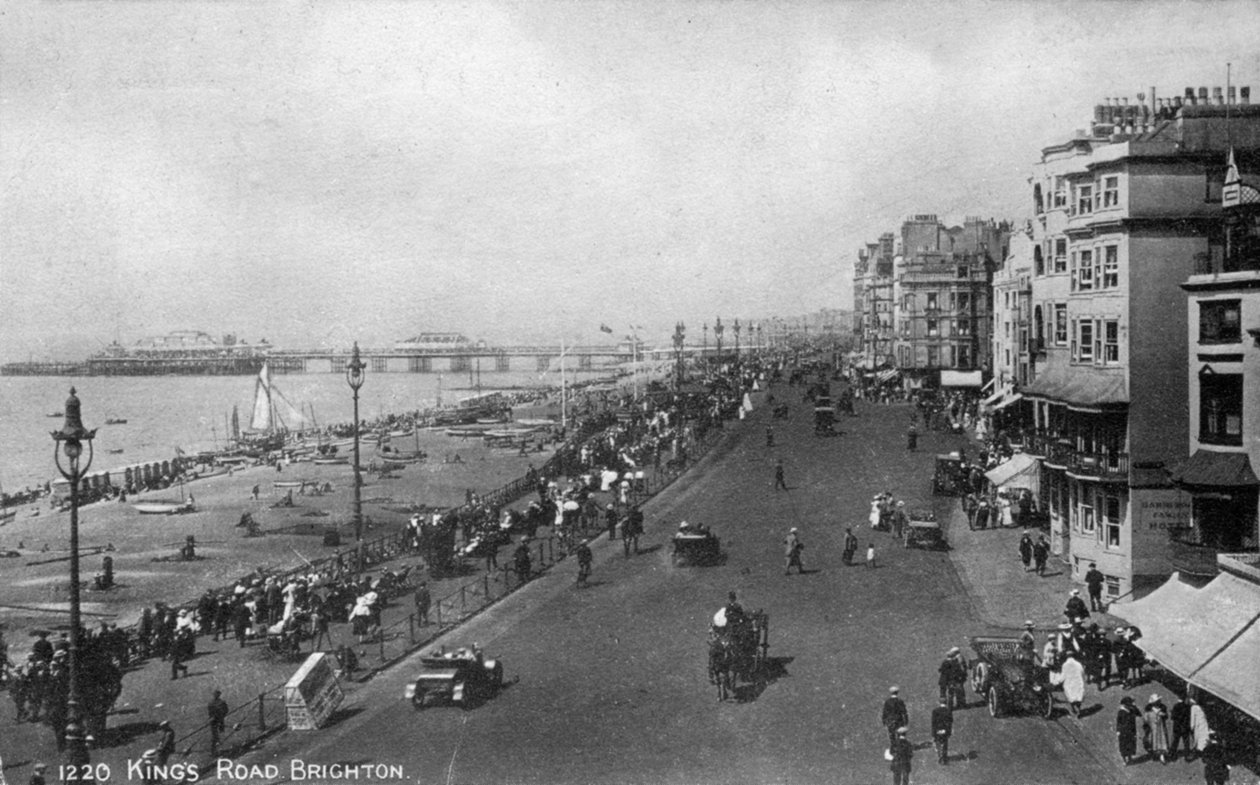 किंग्स रोड, ब्राइटन, ईस्ट ससेक्स, 20 वीं सदी की शुरुआत में द्वारा अज्ञात