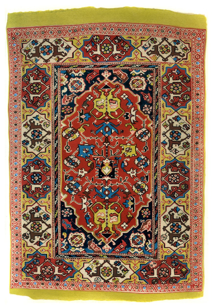 नॉटेड वूल कारपेट, c1600 1958 द्वारा अज्ञात