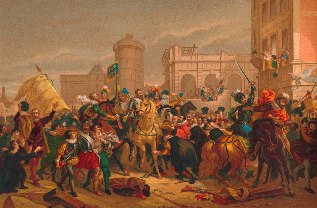 लेफ्ट्री dHenri IV एक पेरिस में हेनरी IV का पेरिस में प्रवेश, 1817 द्वारा अज्ञात