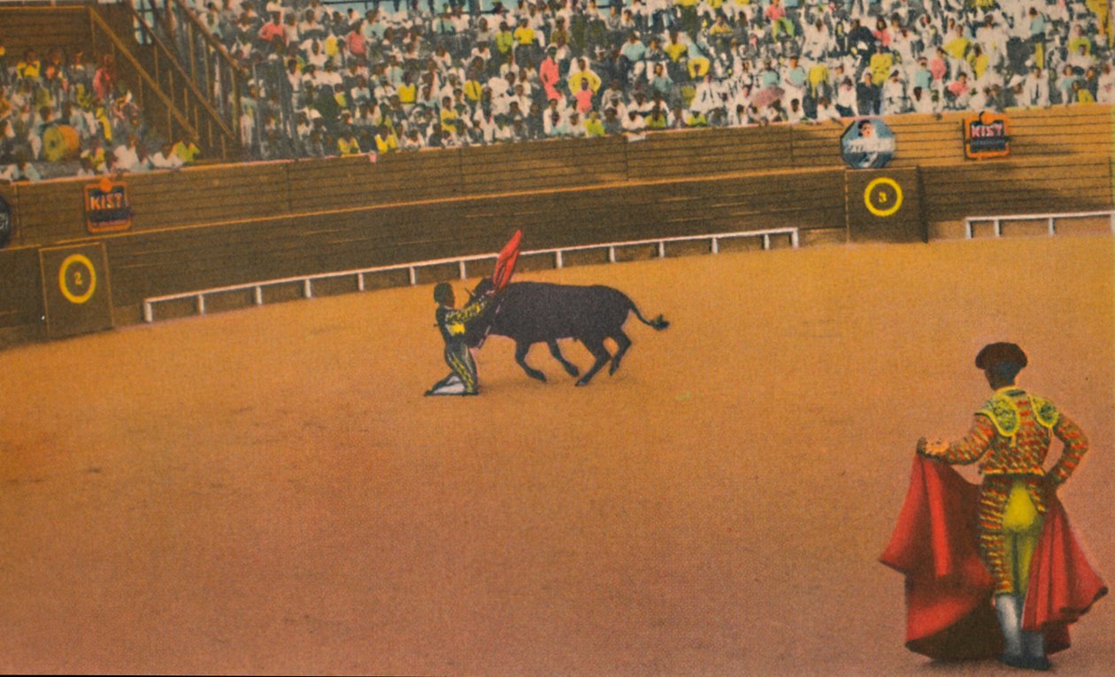 ला मैग्डेलेना बुल रिंग, बैरेंक्विला, c1940s द्वारा अज्ञात