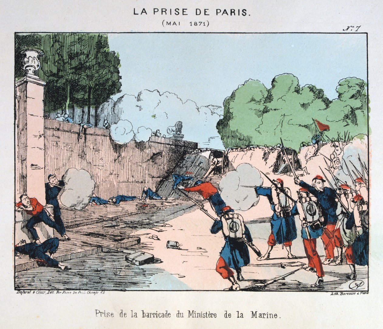 पेरिस पर कब्जा, मई 1871 द्वारा अज्ञात