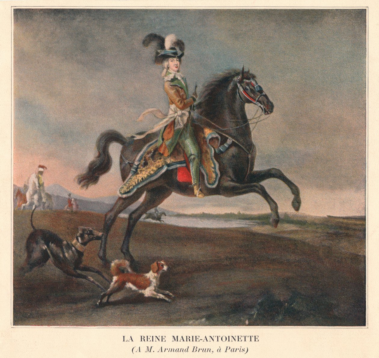 क्वीन मैरी एंटोनेट, 1783। द्वारा अज्ञात