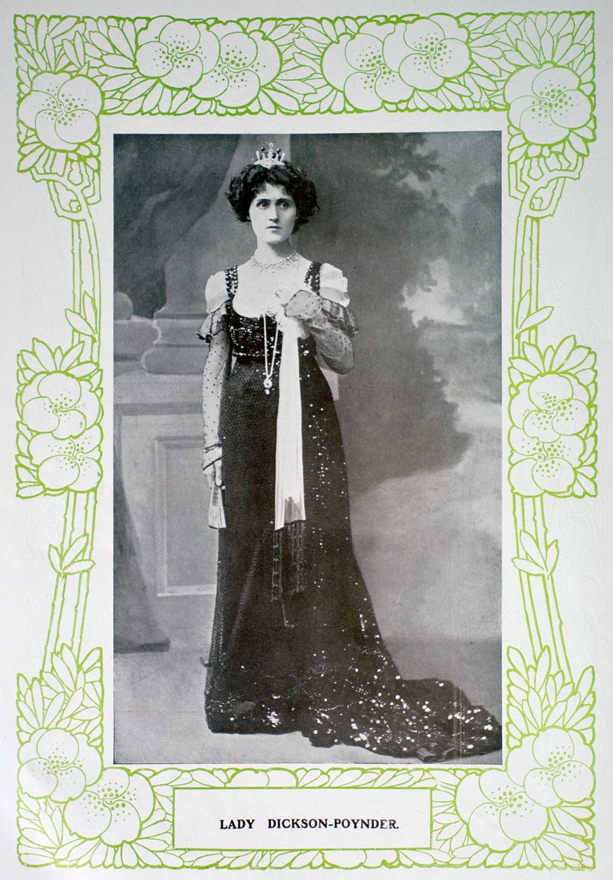 लेडी डिक्सन-पोयंडर, 1901 द्वारा अज्ञात