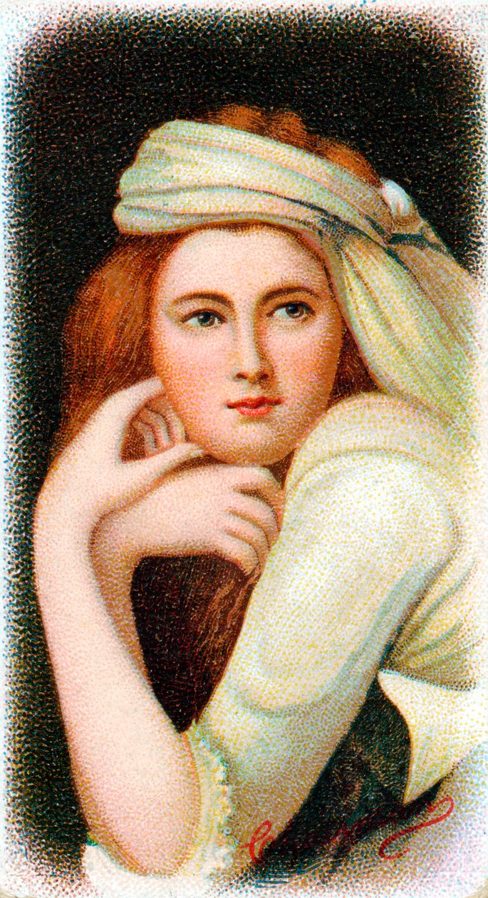 लेडी एम्मा हैमिल्टन c1765-1851, हॉरैटो नेल्सन की मालकिन द्वारा अज्ञात