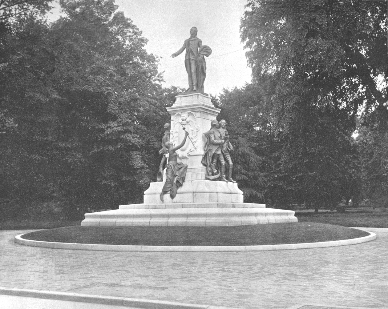 Lafayette Statue, Washington DC, USA, c1900। द्वारा अज्ञात