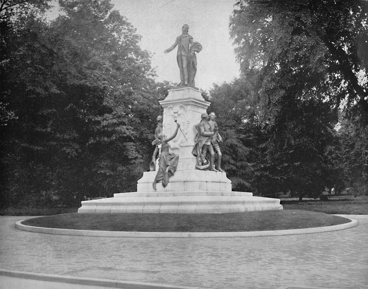 Lafayette Statue, Washington, DC, c1897। द्वारा अज्ञात