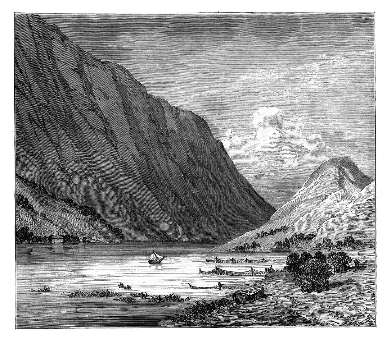 बंडक झील, नॉर्वे, c1890 द्वारा अज्ञात
