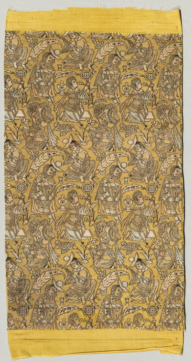 नर्तकियों और संगीतकारों के साथ दीपक, 1600-1650। द्वारा अज्ञात