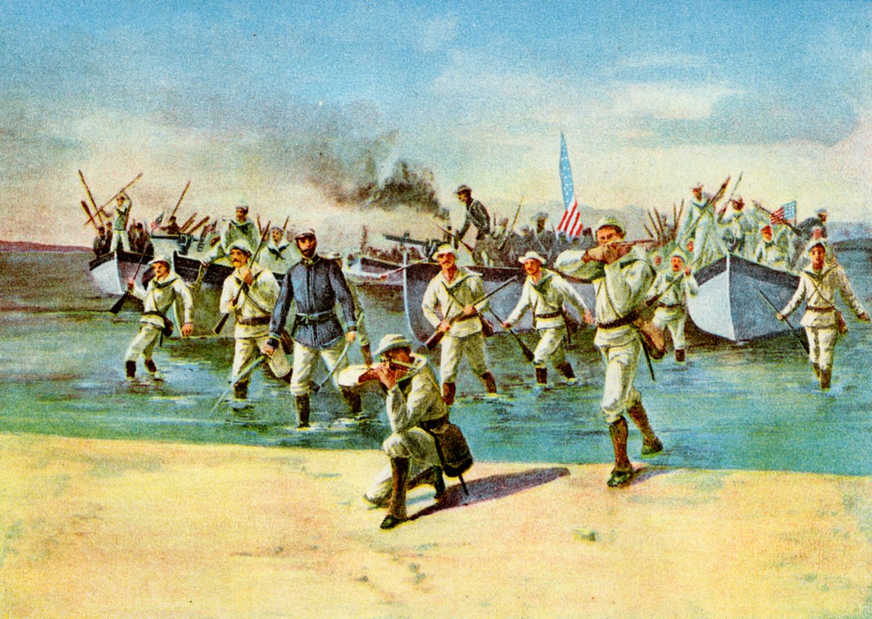 विद्रोहियों के लिए गोला बारूद, आग के तहत, स्पेनिश-अमेरिकी युद्ध, क्यूबा, 1898 द्वारा अज्ञात
