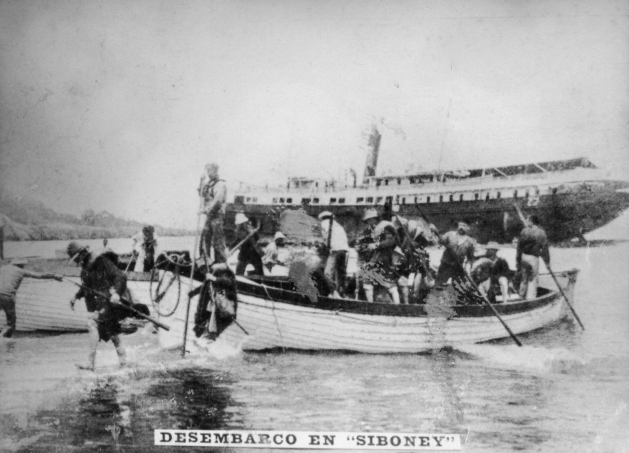 सिबनी में लैंडिंग, 1898, 1920 के दशक द्वारा अज्ञात