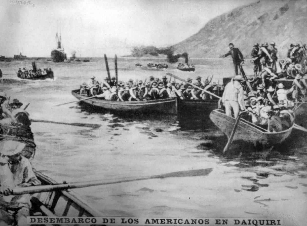 1898, 1920 के दैकी में अमेरिकियों की लैंडिंग। द्वारा अज्ञात