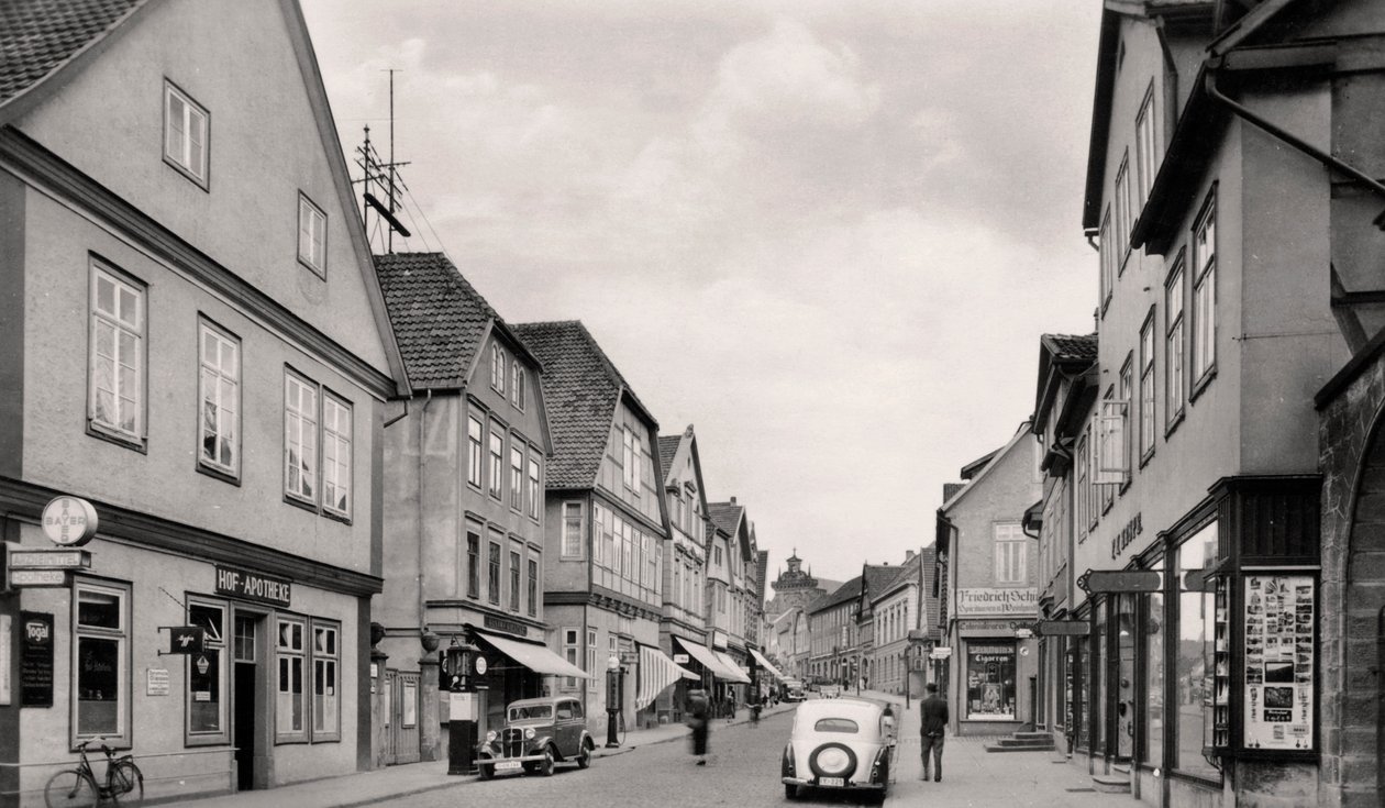 Langestrasse, Buckeburg, जर्मनी, c1930s द्वारा अज्ञात