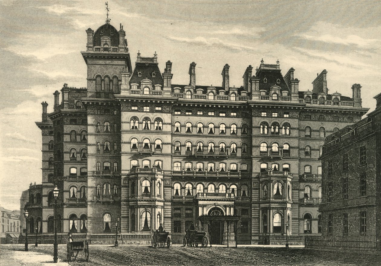 लैंगहम होटल, सी 1876। द्वारा अज्ञात